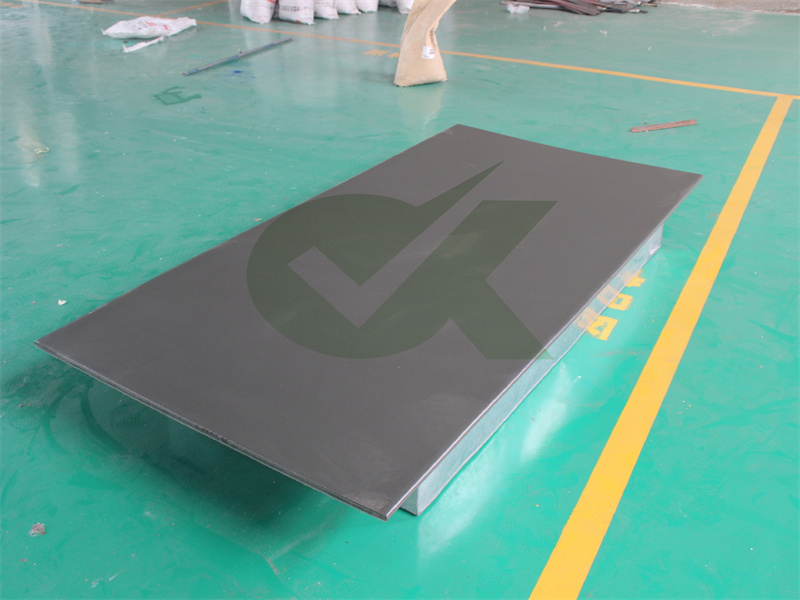 10mm high quality HDPE board export-HDPE black panel for sale