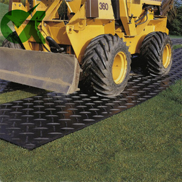 Hot sale black HDPE ground protection track mats with high quality