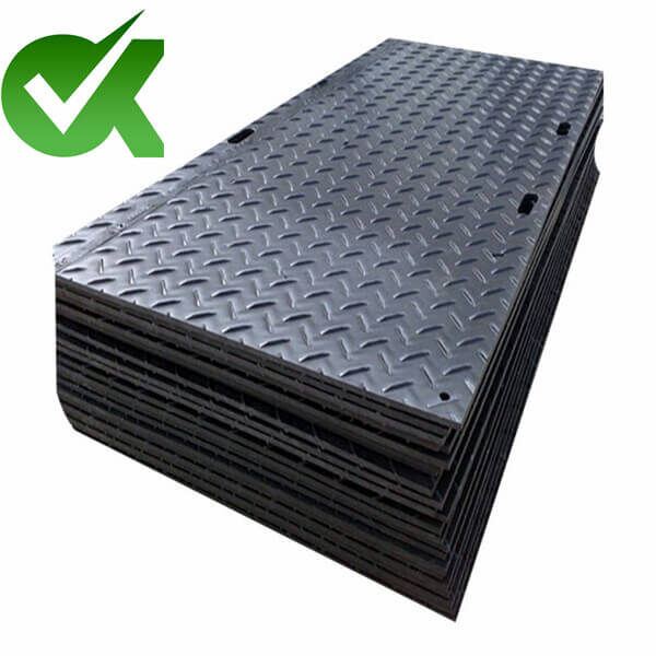 Black textured heavy vehicle access ground mat good quality