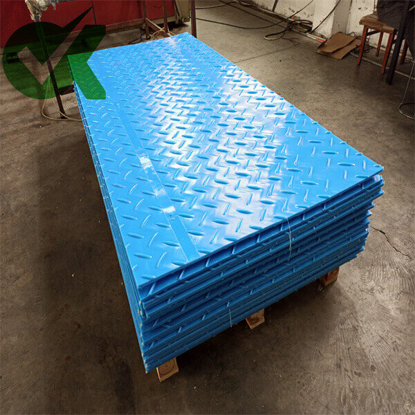 Ground protection plastic bog mats